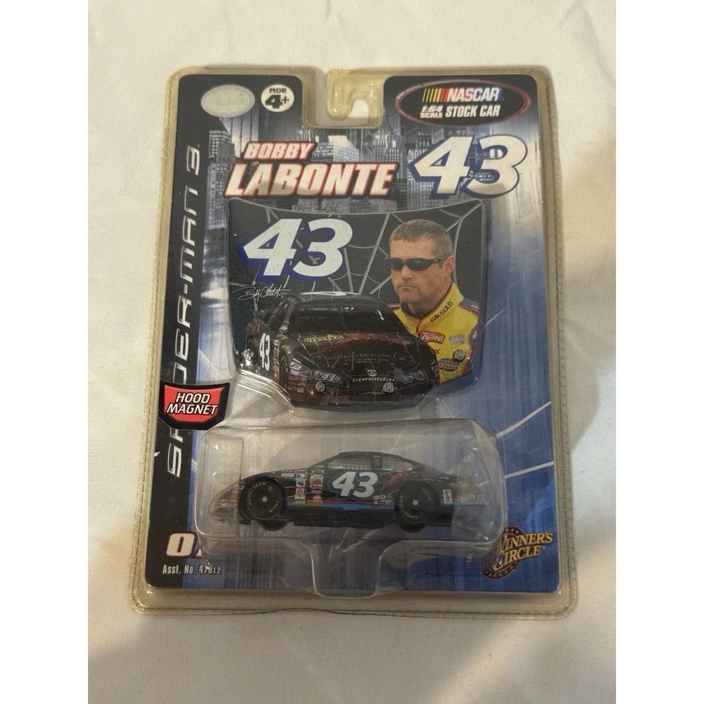 Spider-Man 3 Bobby Labonte #43 Winner's‎ Circle Nascar Diecast Car 1:64 2007